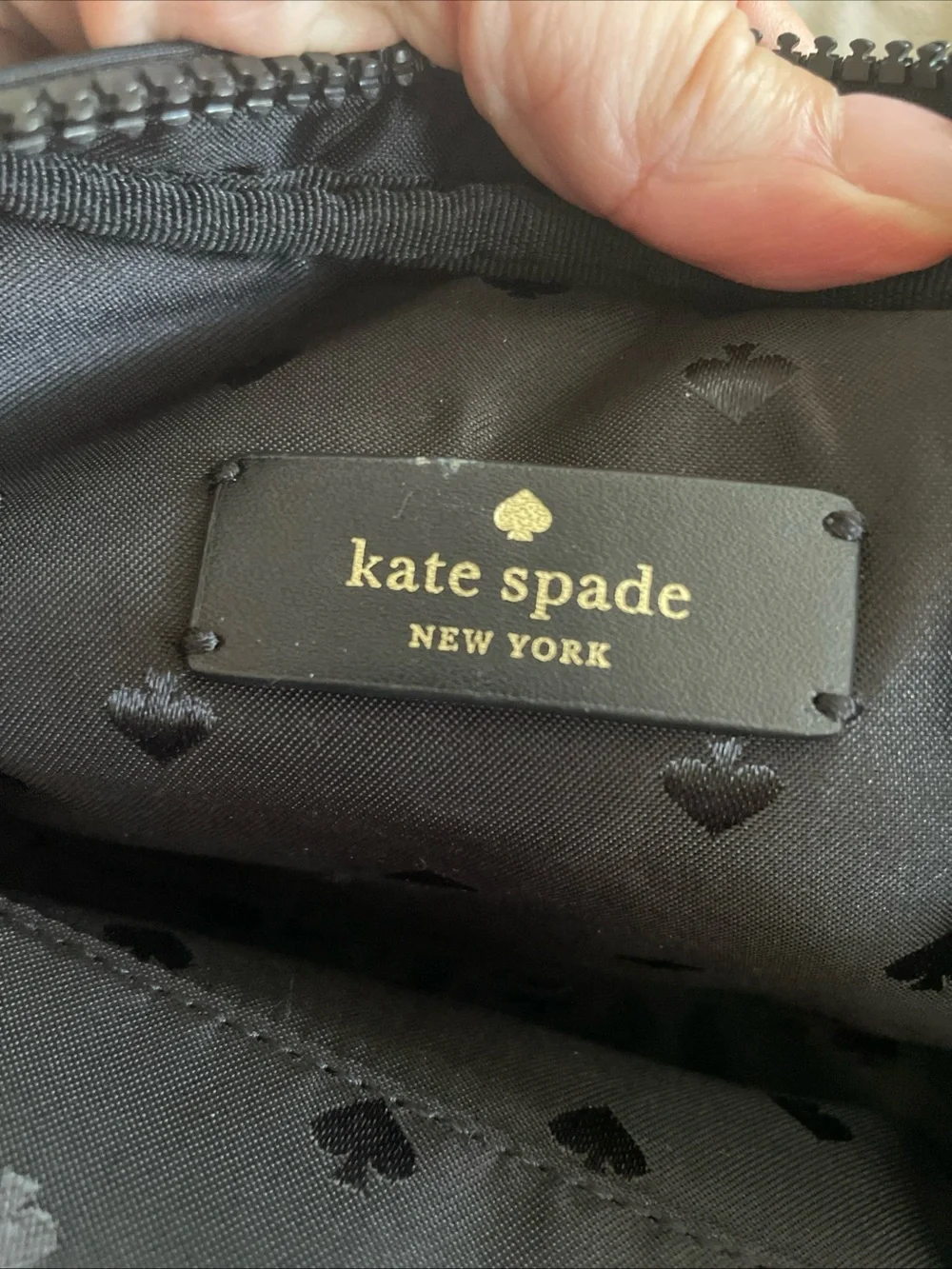 kate spade sleek black